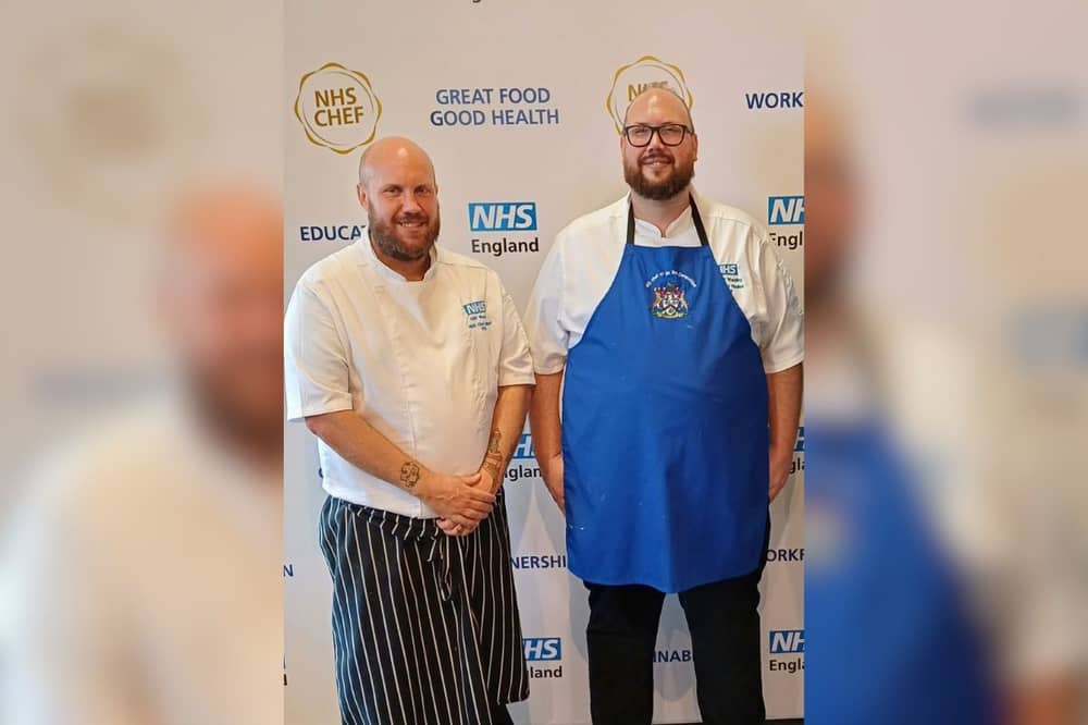 Mitch and Cliff Waudby are part of the catering team for the Hampshire and Isle of Wight Healthcare NHS Foundation Trust in Gosport.