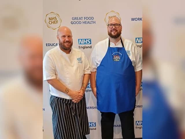 Mitch and Cliff Waudby are part of the catering team for the Hampshire and Isle of Wight Healthcare NHS Foundation Trust in Gosport.