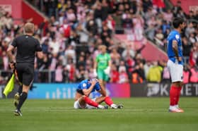 Terry Devlin was gutted at the final whistle after a St Mary's defeat. Picture: Jason Brown