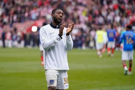 Pompey midfielder Ebou Adams