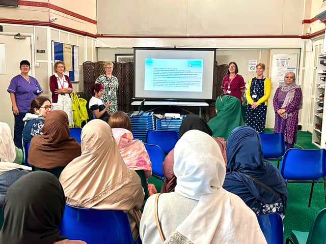 Community Breast Health Workshop at the Portsmouth Jami Mosque