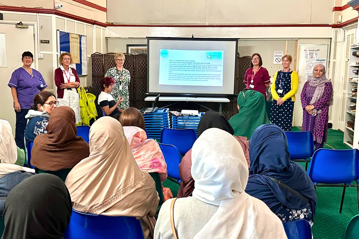 Portsmouth mosque hosts breast health workshop with local health team to ...