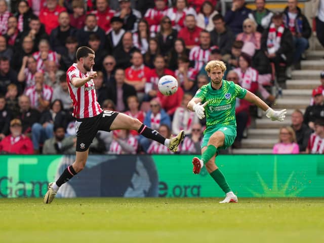 Nicolas Schmid was Pompey's man of the match against Southampton, according to Gaffer For A Day Jack Chapman