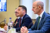 Defence Secretary Wes Streeting giving evidence to the Industry and Regulation Committee in the House of Lords, central London. He claimed a Royal Marine had to test an underwater drone in his garden pond due to regulatory red tape.