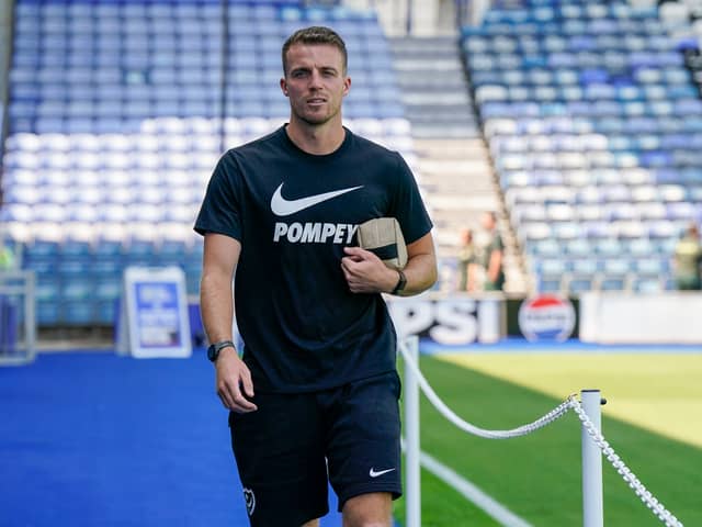 Conor Shaughnessy may not be back in action for Pompey until November 21. Picture: Jason Brown
