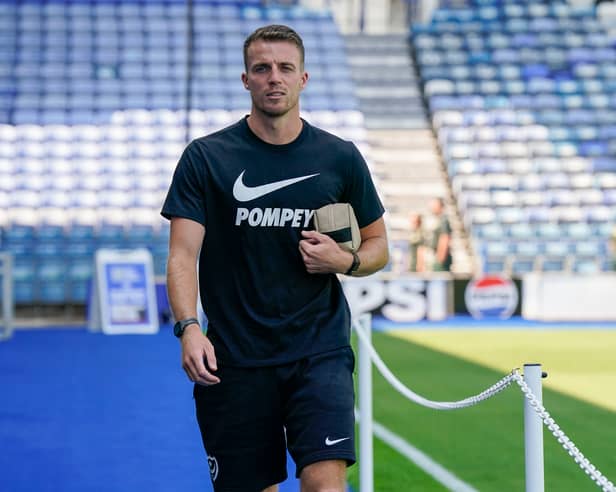 Pompey’s Conor Shaughnessy