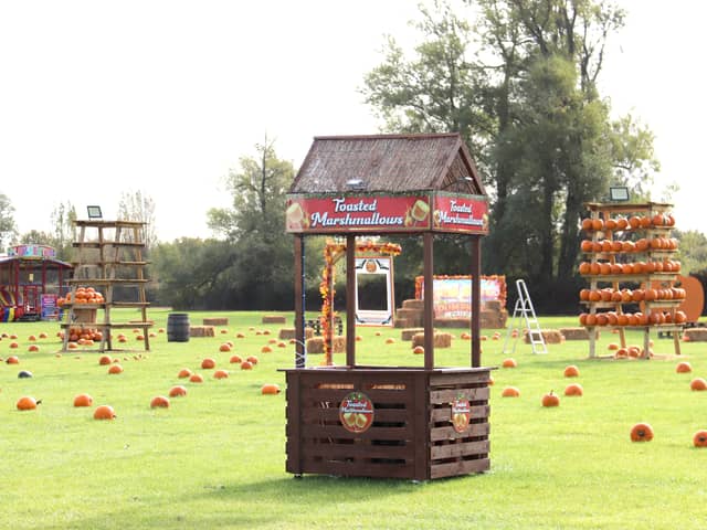 The scene is set for Portsmouth Pumpkin Patch as it gets ready to welcome guest for the first time on Saturday, October 17.