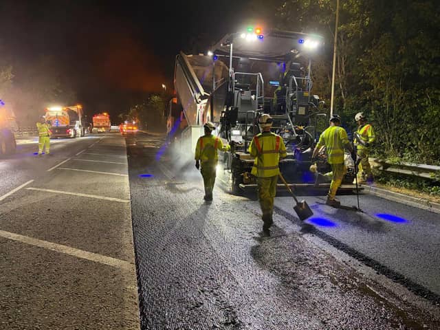 Road repairs. Picture: Hampshire County Council