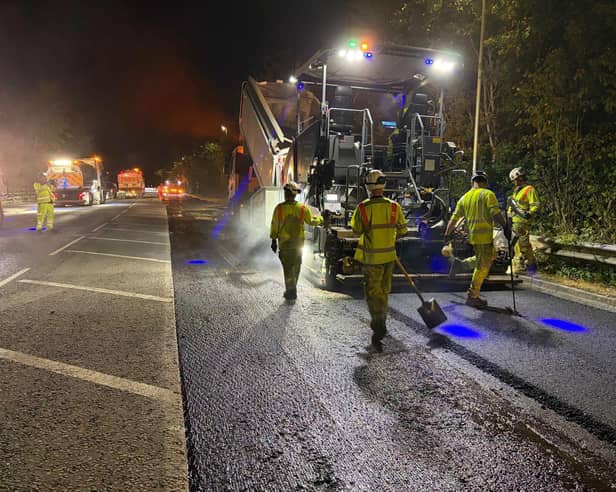 Road repairs. Picture: Hampshire County Council
