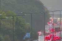 Long delays and road partially blocked on M3 following crash. 