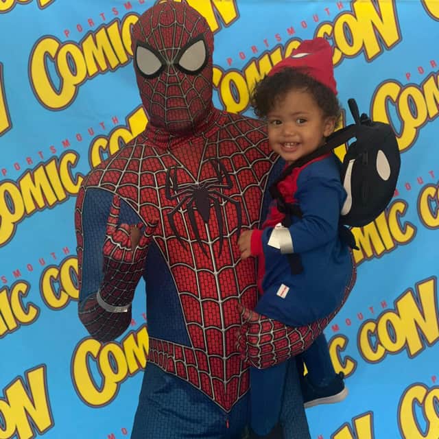 Caleb and Reuben will run the race dressed as Spiderman