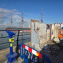 Demolition of Hard Dock Cafe at The Hard