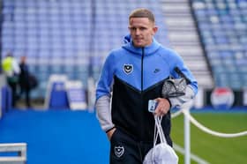 Pompey striker Colby Bishop