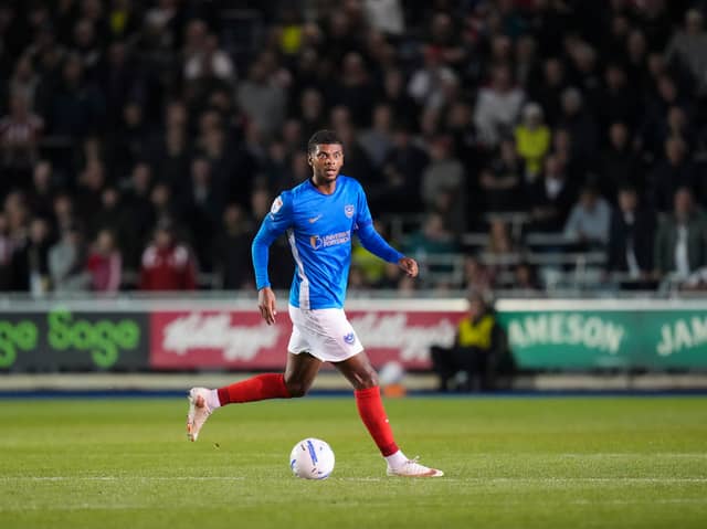 Iyad Mohamed was granted his first Pompey start in the 3-2 success over Sheffield United. Picture: Jason Brown