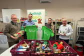 Donation Station food items being delivered to Felix