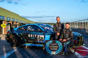 GT Cup GT3 champions Jamie Falvey, left, and Paul Fullick, right.