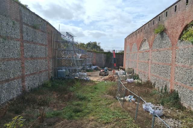 Work continues at both Fort Purbrook and Widley.