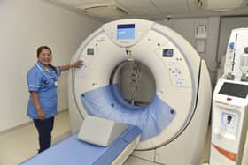 Siony Perez, radiographer, at Portsmouth Community Diagnostic Centre.