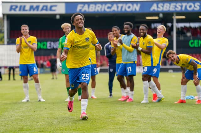 Ryan Kavuma-McQueen continues to impress for Pompey.