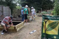Denmead's community garden at the local community centre has received a funding injection from Winchester City Council.