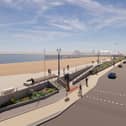 View towards South Parade Pier looking west