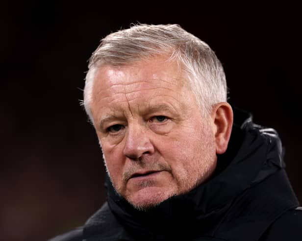 Sheffield United boss Chris Wilder