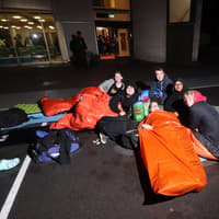 Portsmouth Grammar School sixth form students sleep rough to raise money for charity