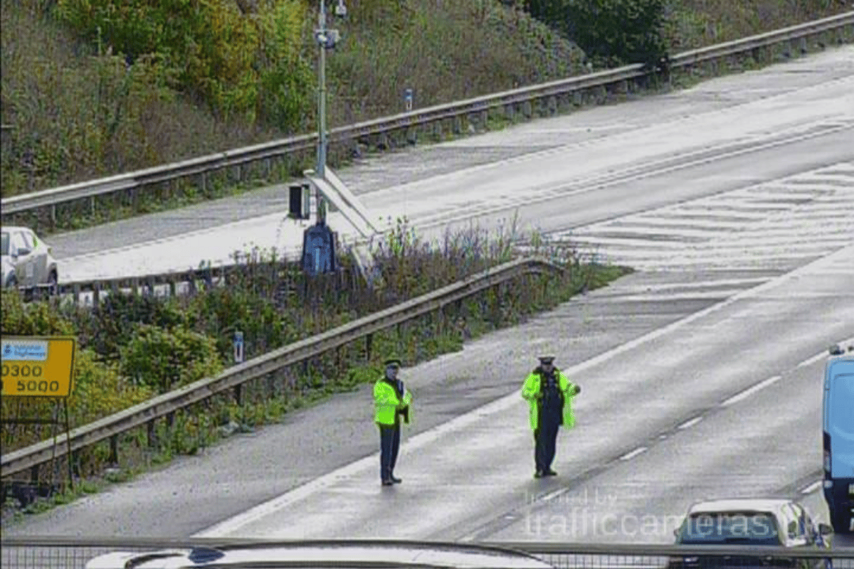 Debris from Mercedes cleared from scene on M27 where Gosport biker died as police renew appeal