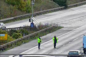 Police have issued a further appeal after a Gosport biker died at the scene of a serious crash on the M27.