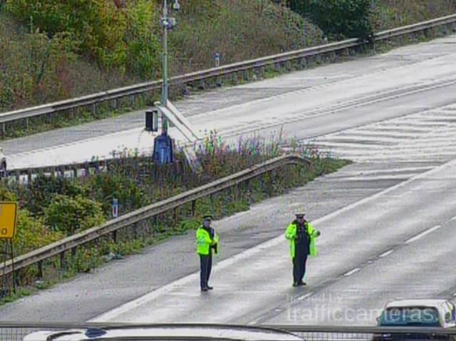 Police have issued a further appeal after a Gosport biker died at the scene of a serious crash on the M27.