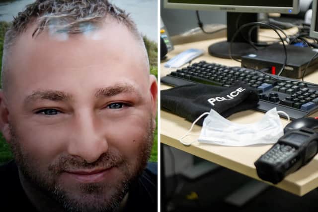 Michael, 36, with links to Portsmouth, has gone missing with police urging the public to call 999 if seen.