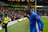 Madiodio Dia enjoyed an outstanding Pompey game at Norwich. Picture: Jason Brown