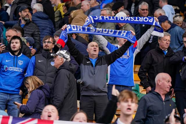 John Mousinho praised Pompey's travelling fans at Carrow Road. Picture: Jason Brown