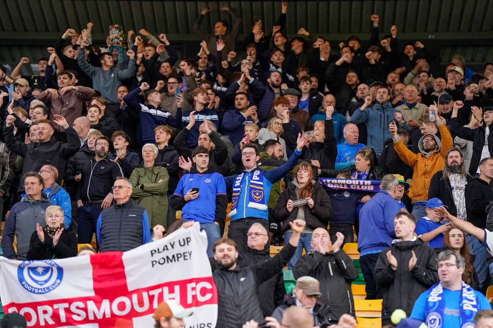 The travelling Fratton faithful were in full voice at Carrow Road as Pompey claimed a 1-0 win against Norwich City.