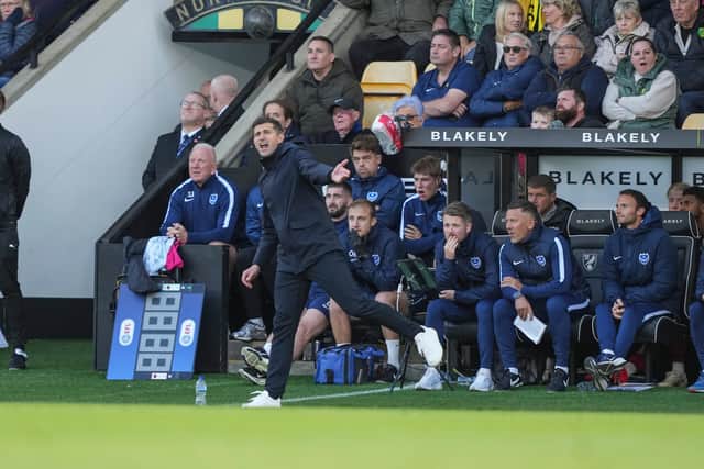 John Mousinho has praised his players after a winning response to the south-coast derby defeat. Picture: Jason Brown