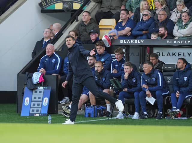 John Mousinho has praised his players after a winning response to the south-coast derby defeat. Picture: Jason Brown