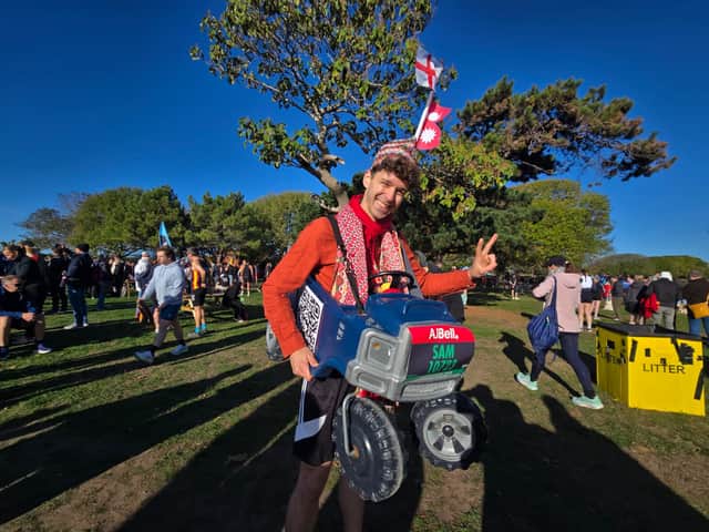 Sam Coopland is raising money for those affected by floods in Nepal