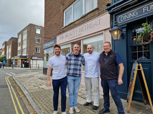(L-R) James Donougher, Graham Brown, Jordan Thompson and Dave Clark