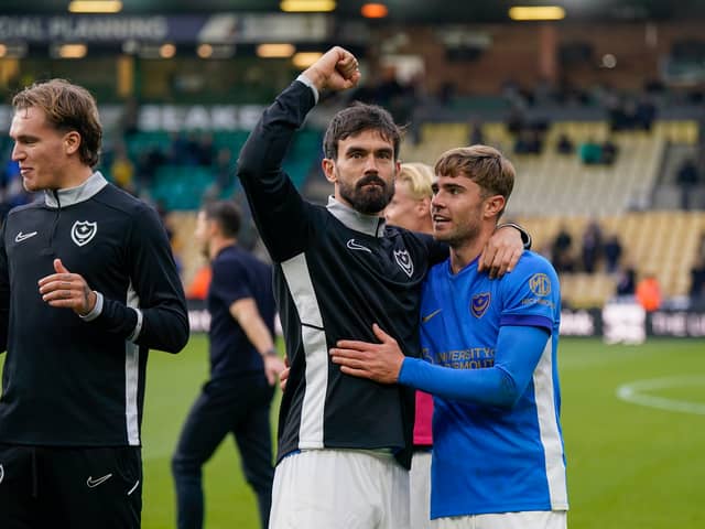 Marlon Pack started his ninth successive Championship match for Pompey on Saturday as they won 1-0 at Norwich. Picture: Jason Brown