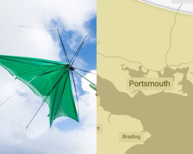 The Met Office has issued a wind warning for Portsmouth this week.
