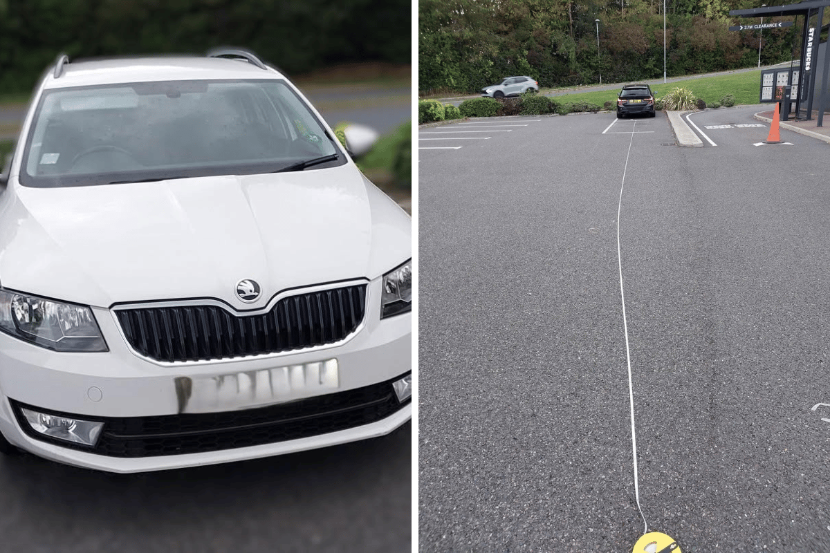 Skoda driver has license revoked after failing eyesight test on M3