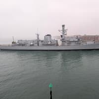 Watch: Prince William's Royal Navy frigate HMS Iron Duke towed to Portsmouth as she faces being scrapped