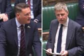 The government has been pushed to accept the Airbus deal to build new Skynet satellites, and not to accept a 'lowball' American offer. From L: Defence secretary Wes Streeting and Liberal Democrat James MacCleary.