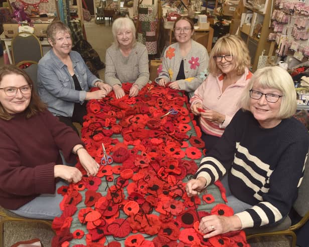 (L-R) Owner of Seeded in Southsea Alexsis Seed with volunteers Maggie Crompton, Margaret Kelly, Sarah Dobie, Sarah Yetman and Lesley Callaway.

Picture: Sarah Standing