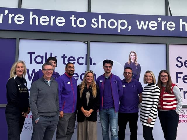 Amanda Martin MP visited Currys Ocean Retail Park