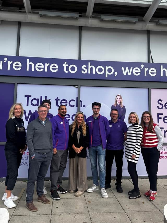 Amanda Martin MP visited Currys Ocean Retail Park