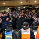 The Pompey fans returned from Molineux after witnessing a battling draw against Wolves.