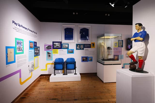 Portsmouth FC. Preview of Portsmouth100 Exhibition, Portsmouth Museum and Art Gallery, Museum Road, Portsmouth 
Picture: Chris Moorhouse (211026-017)