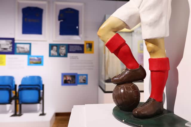 Portsmouth FC. Preview of Portsmouth100 Exhibition, Portsmouth Museum and Art Gallery, Museum Road, Portsmouth 
Picture: Chris Moorhouse (211026-020)