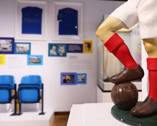 Portsmouth FC. Preview of Portsmouth100 Exhibition, Portsmouth Museum and Art Gallery, Museum Road, Portsmouth 
Picture: Chris Moorhouse (211026-020)